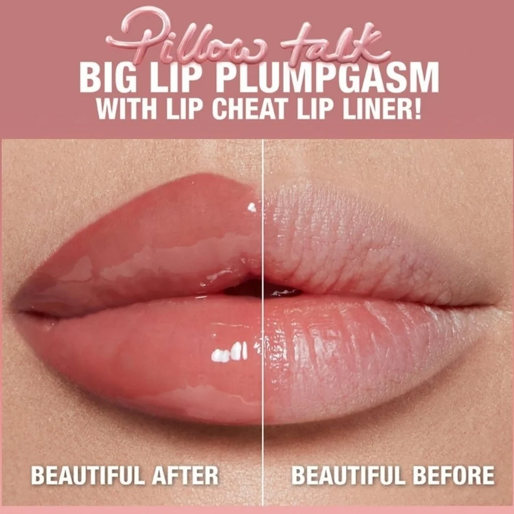 Charlotte Tilbury Pillow Talk Big Lip Plump Gasm: Fair/Medium, Full Size, NIB